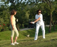 Heli golf in Romania